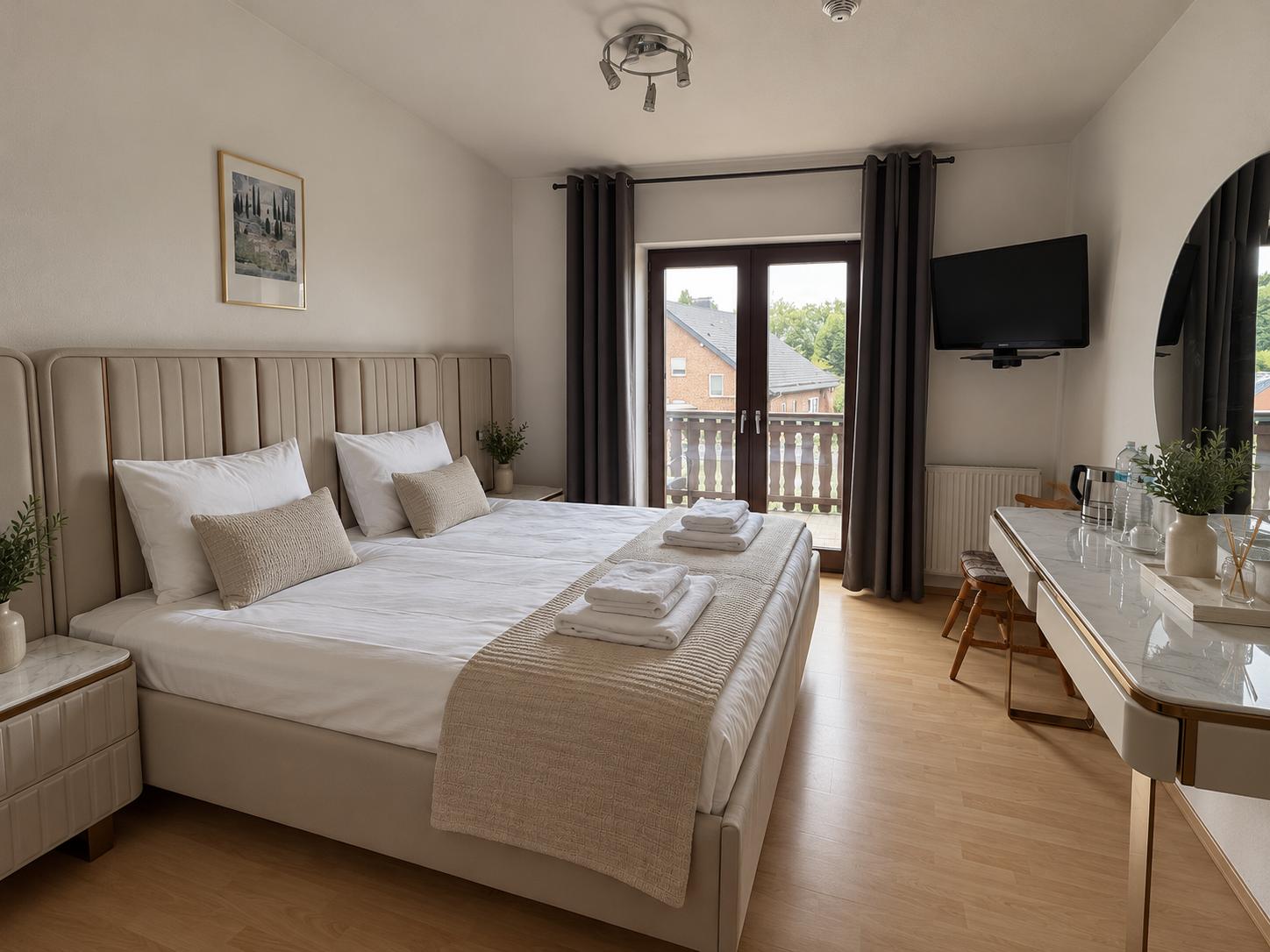 King-Size Zimmer mit Balkon